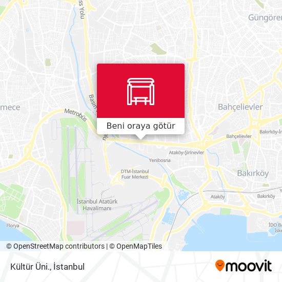Kültür Üni. harita