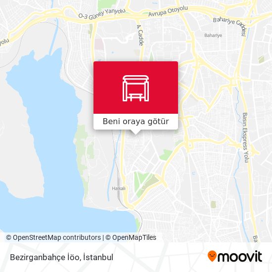 Bezirganbahçe İöo harita