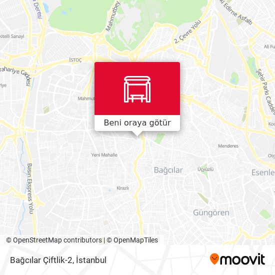 Bağcılar Çiftlik-2 harita