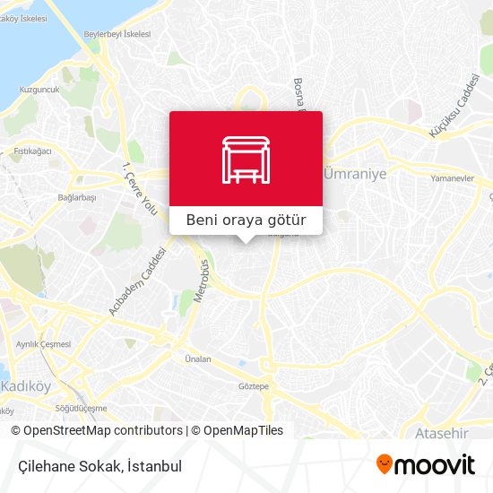 Çilehane Sokak harita