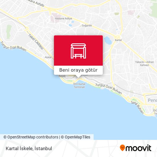 Kartal İskele harita
