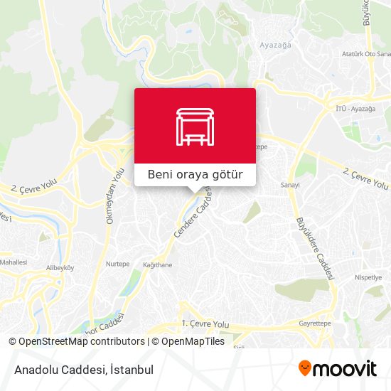 Anadolu Caddesi harita