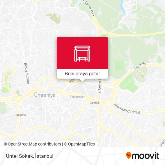 Üntel Sokak harita