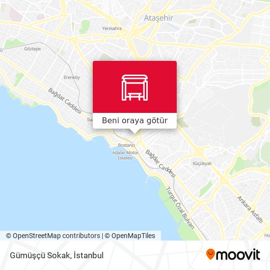 Gümüşçü Sokak harita