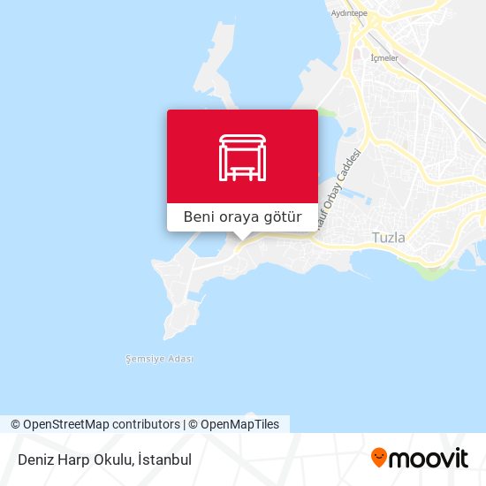 Deniz Harp Okulu harita