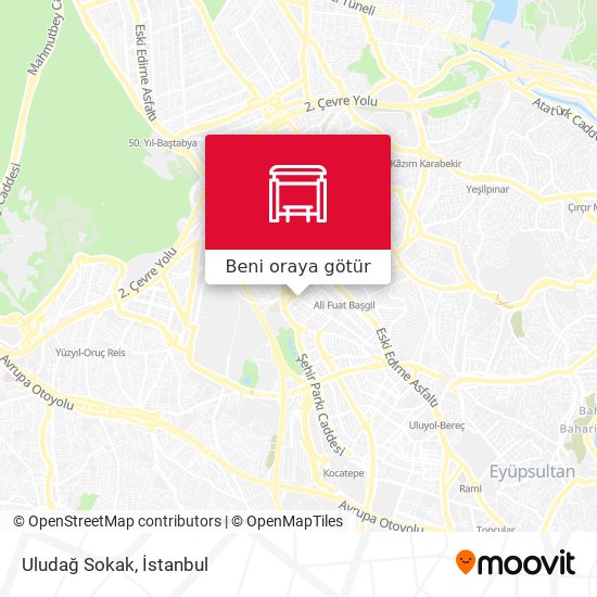 Uludağ Sokak harita