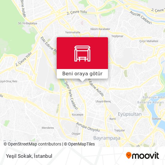 Yeşil Sokak harita