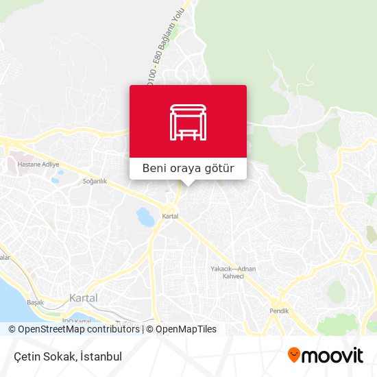Çetin Sokak harita