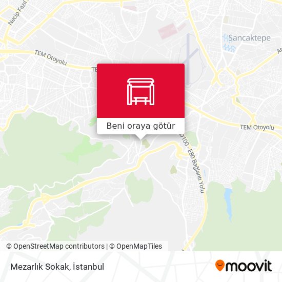 Mezarlık Sokak harita