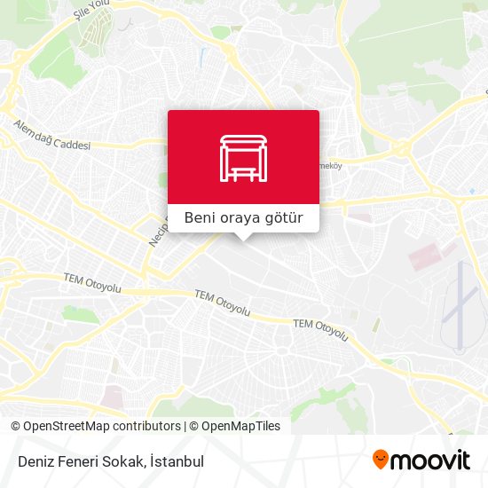 Deniz Feneri Sokak harita