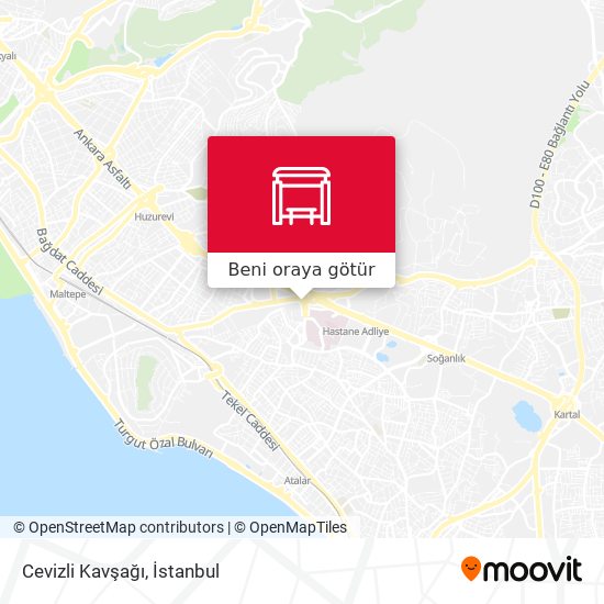 Cevizli Kavşağı harita