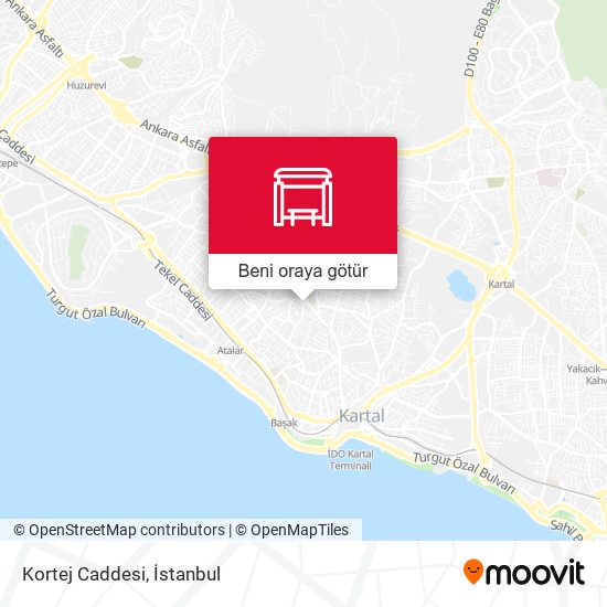 Kortej Caddesi harita
