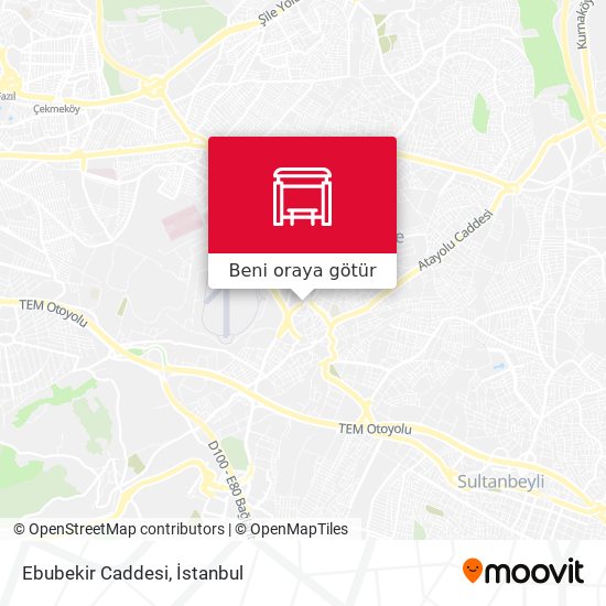 Ebubekir Caddesi harita