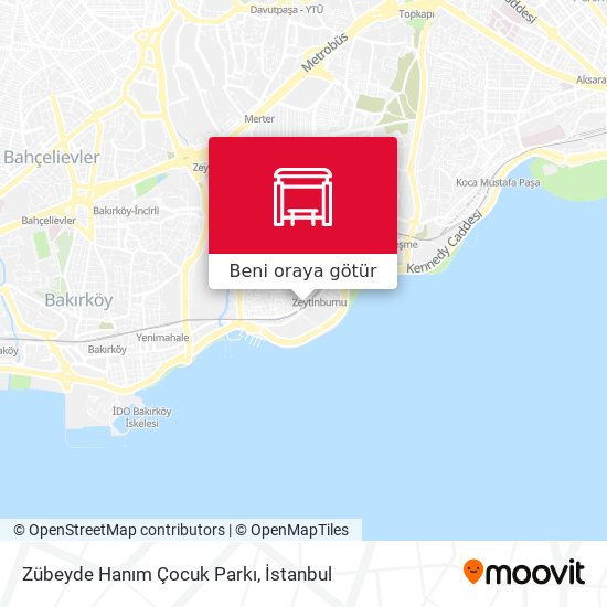 Zübeyde Hanım Çocuk Parkı harita