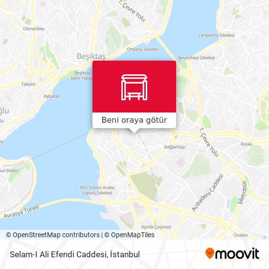 Selam-I Ali Efendi Caddesi harita