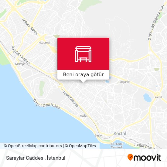 Saraylar Caddesi harita