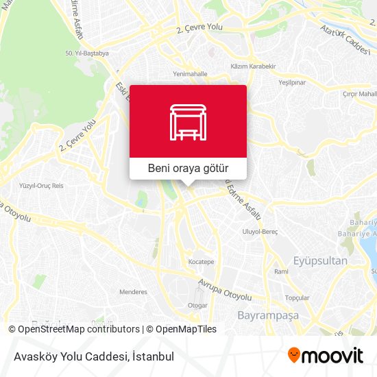 Avasköy Yolu Caddesi harita