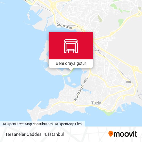 Tersaneler Caddesi 4 harita