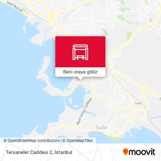 Tersaneler Caddesi 2 harita