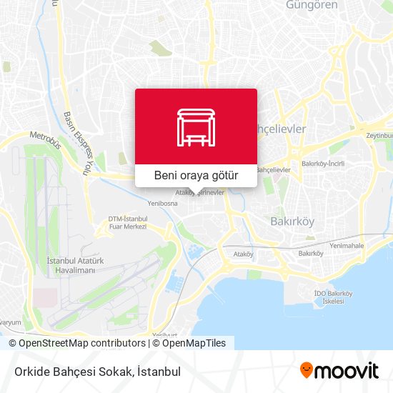 Orkide Bahçesi Sokak harita