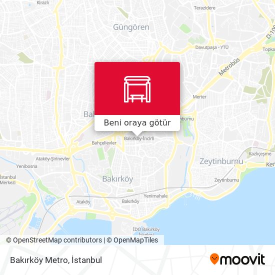 Bakırköy Metro harita