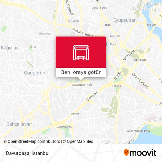Davutpaşa harita