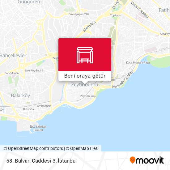58. Bulvarı Caddesi-3 harita
