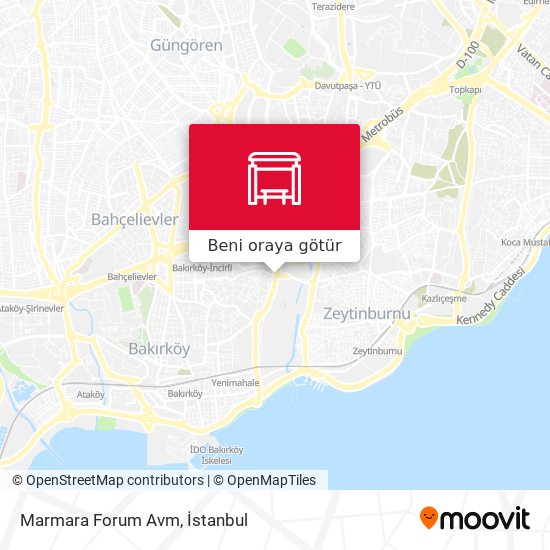 Marmara Forum Avm harita