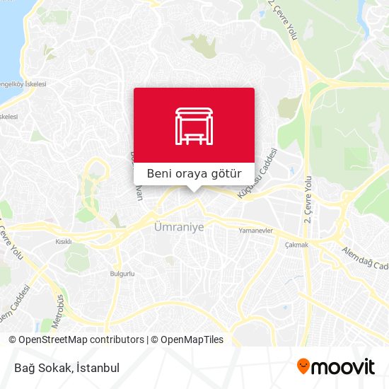 Bağ Sokak harita