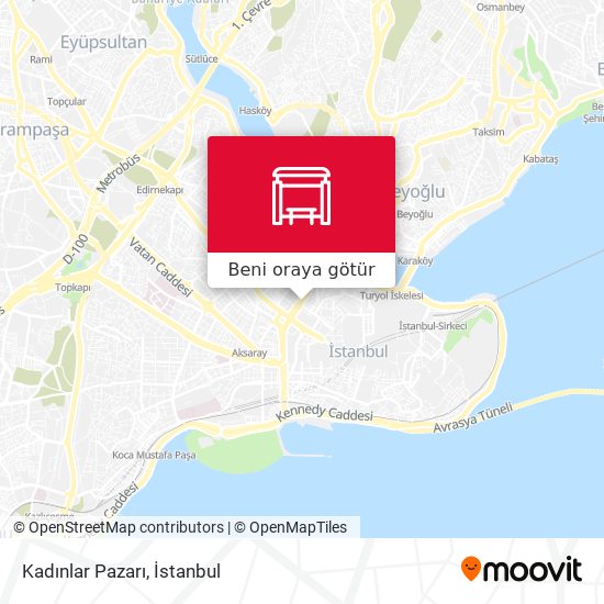 Kadınlar Pazarı harita