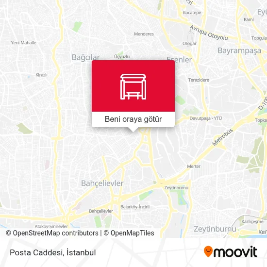 Posta Caddesi harita