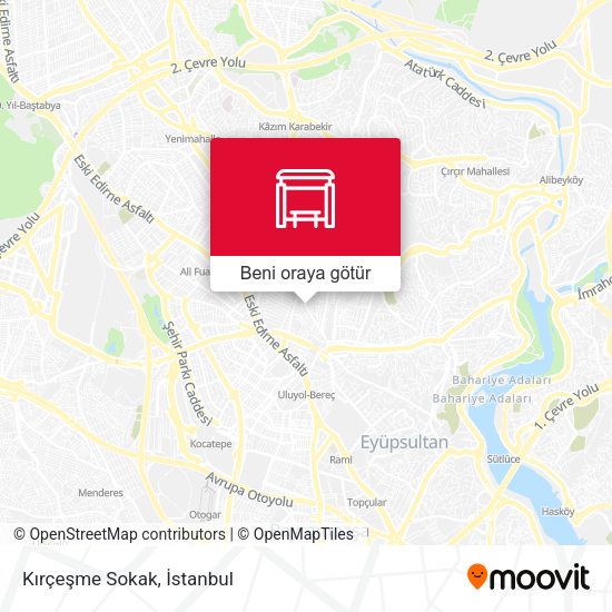 Kırçeşme Sokak harita