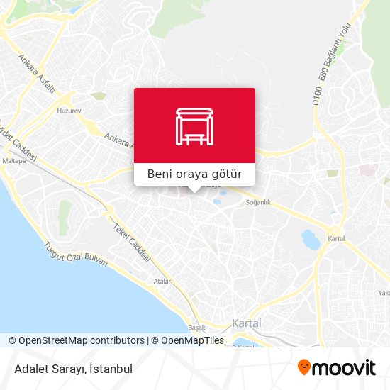 Adalet Sarayı harita