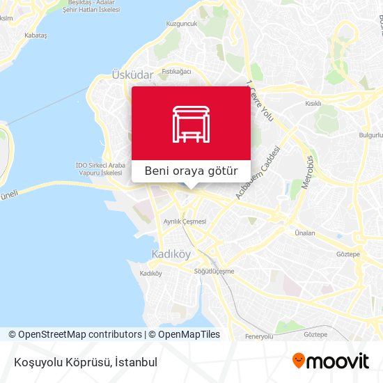 Koşuyolu Köprüsü harita