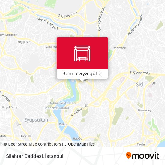 Silahtar Caddesi harita