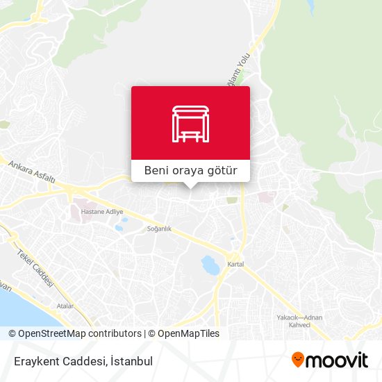 Eraykent Caddesi harita