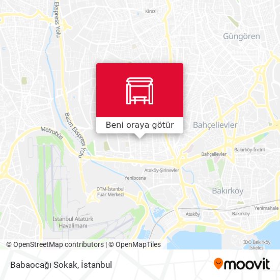 Babaocağı Sokak harita
