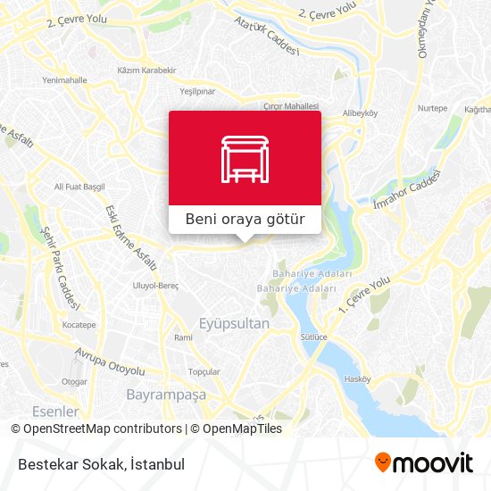Bestekar Sokak harita