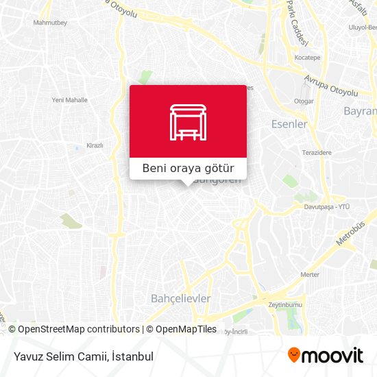 Yavuz Selim Camii harita