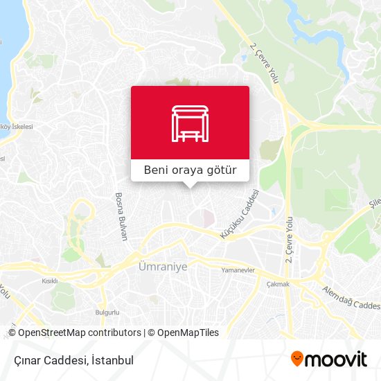 Çınar Caddesi harita