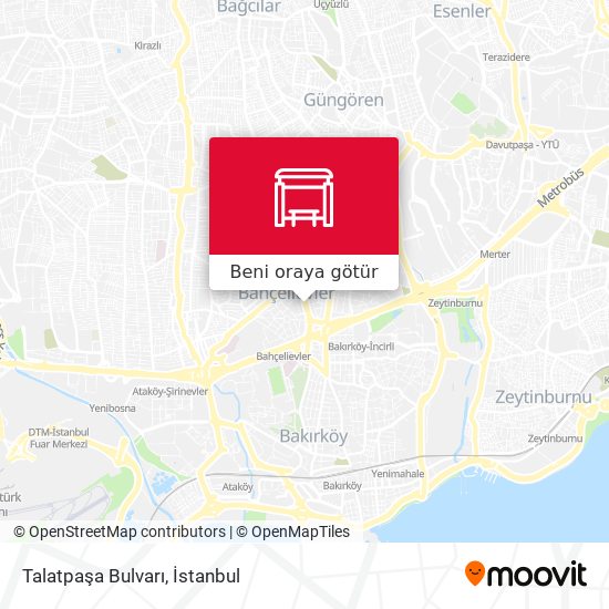 Talatpaşa Bulvarı harita