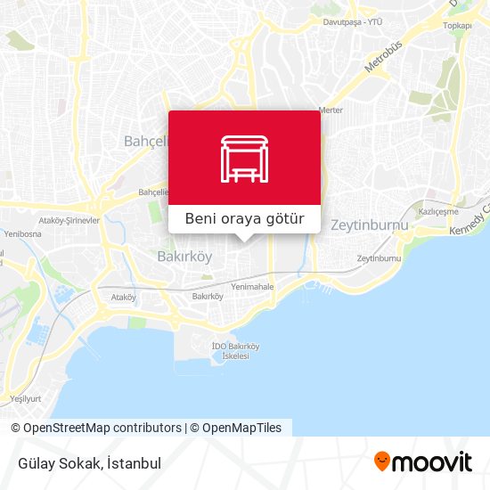 Gülay Sokak harita