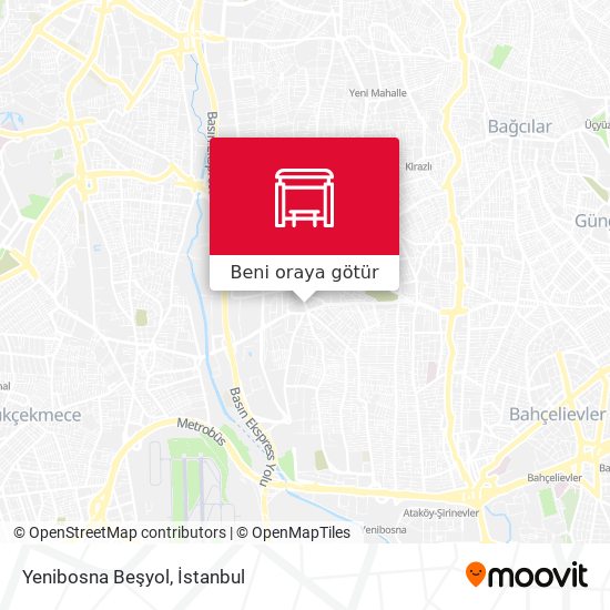Yenibosna Beşyol harita