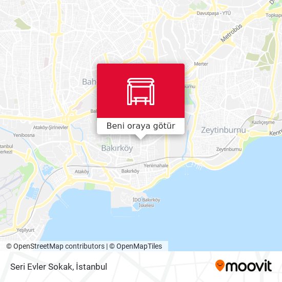 Seri Evler Sokak harita