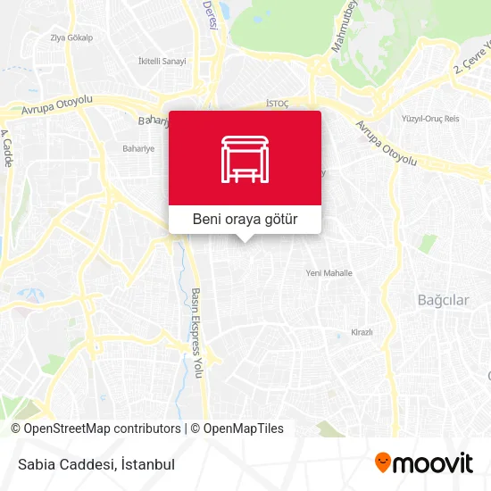 Sabia Caddesi harita