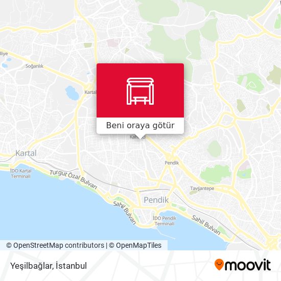 Yeşilbağlar harita