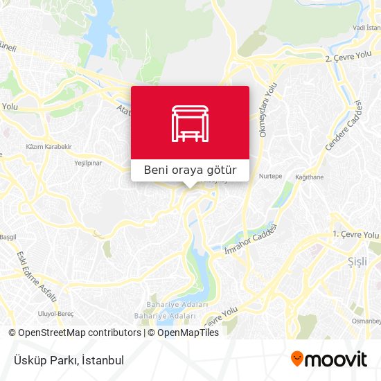 Üsküp Parkı harita
