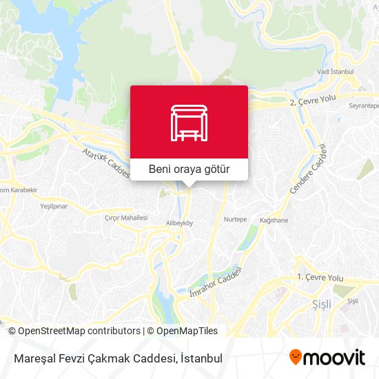 Mareşal Fevzi Çakmak Caddesi harita