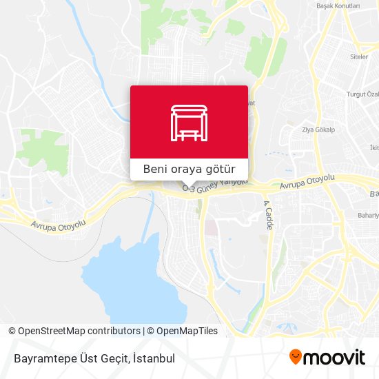 Bayramtepe Üst Geçit harita