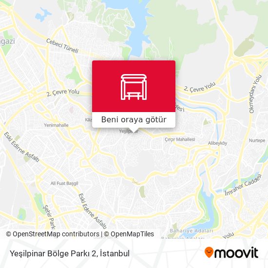 Yeşilpinar Bölge Parkı 2 harita